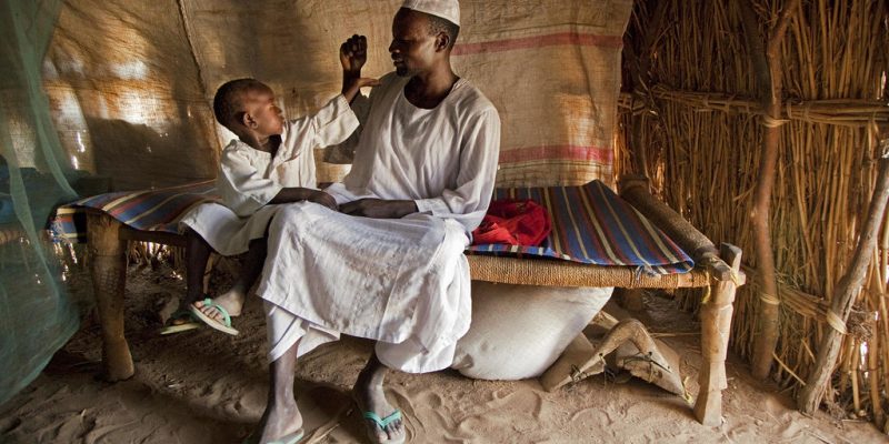Father and Son at North Darfur IDP Camp